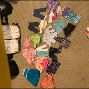 Random doll cloth and shoes